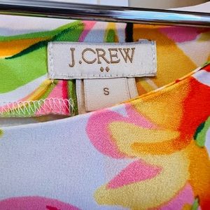 J.crew floral blouse